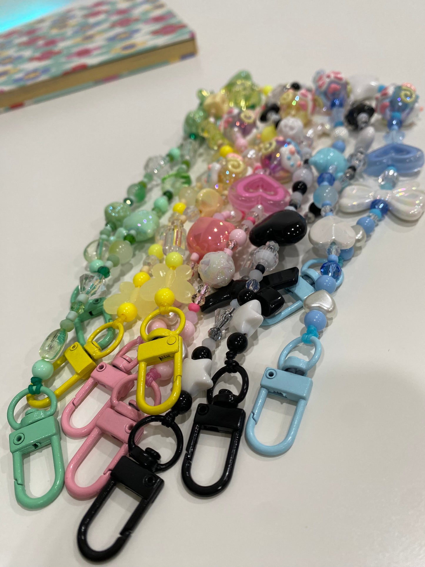 Yellow Beaded Purse Charm | Bag Charm