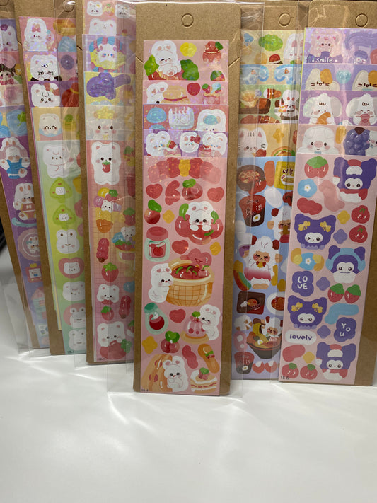 Mystery Kawaii Sticker Pack | 5 Random Sticker Sheets